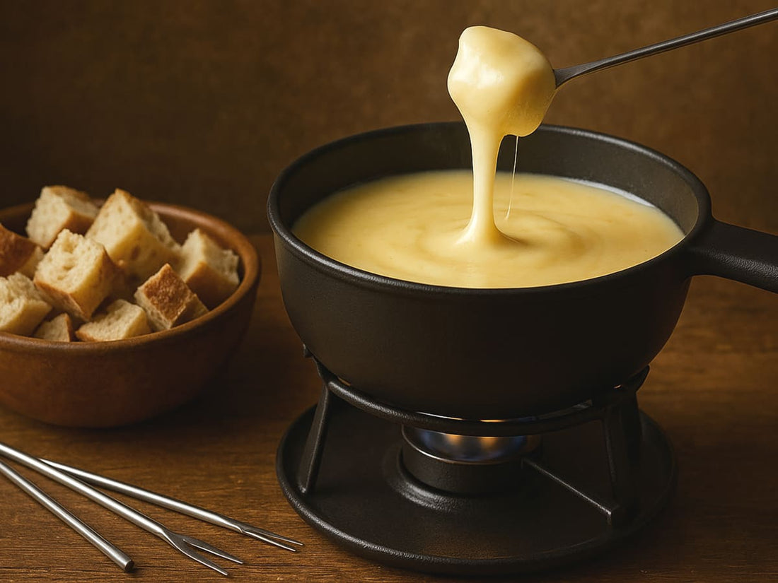 La fondue maison : Comté, Appenzeller, Vacherin… et de la bière !